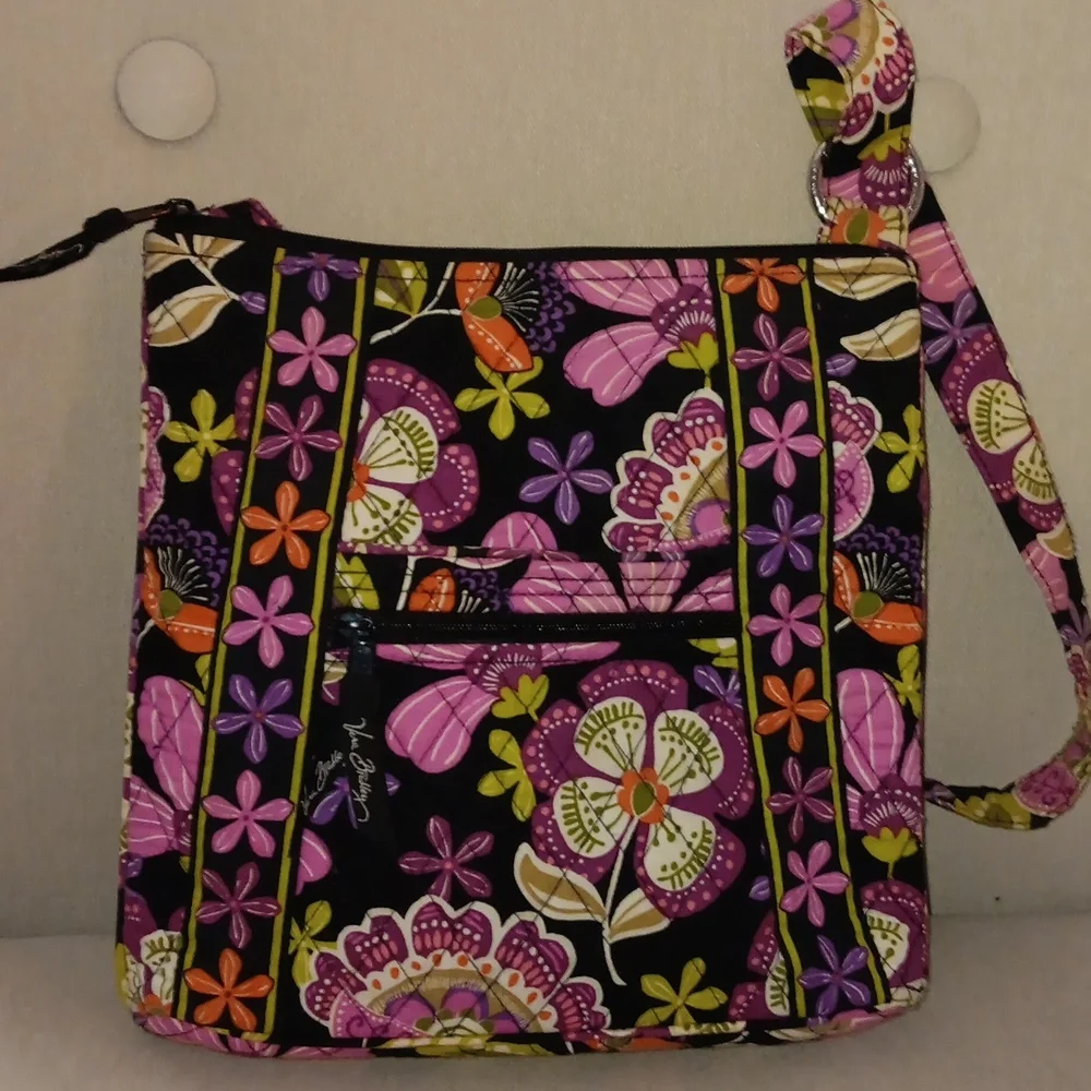 Vera Bradley floral hipster crossbody bag - Picture 2 of 7
